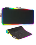 RGB Gaming Mouse Pad — 80 × 30cm, 3mm thick