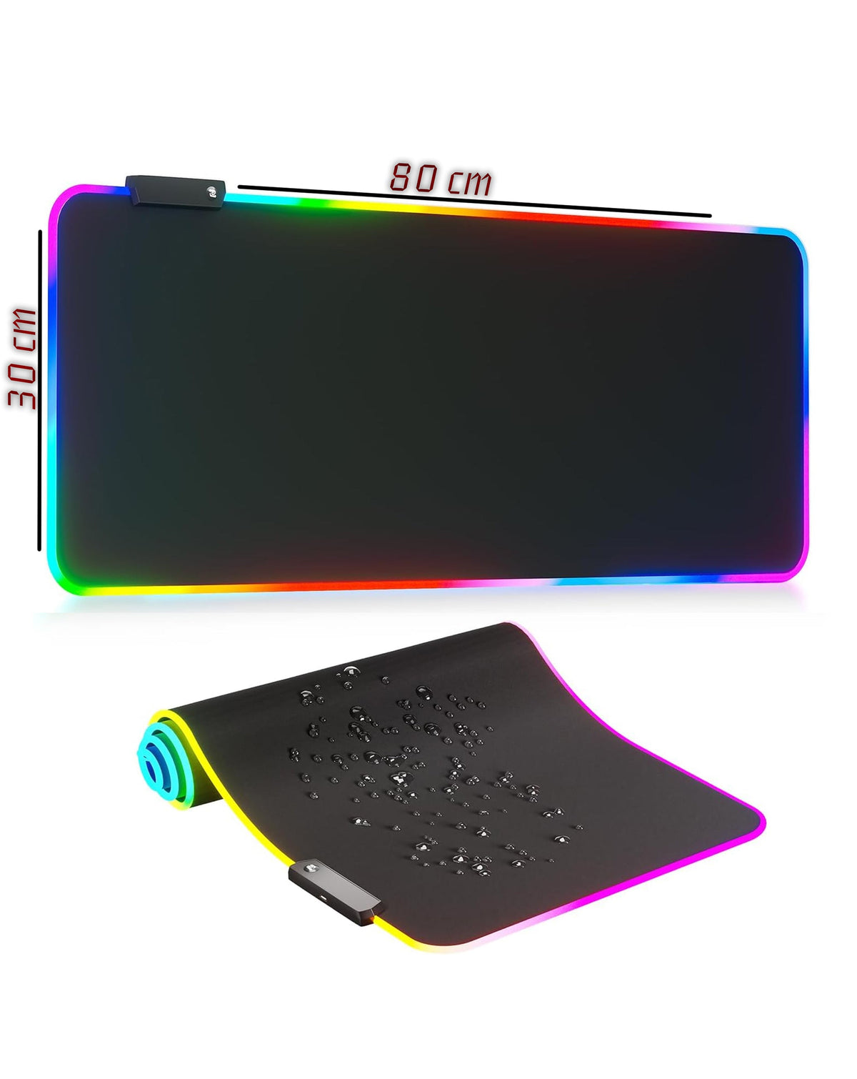 RGB Gaming Mouse Pad — 80 × 30cm, 3mm thick