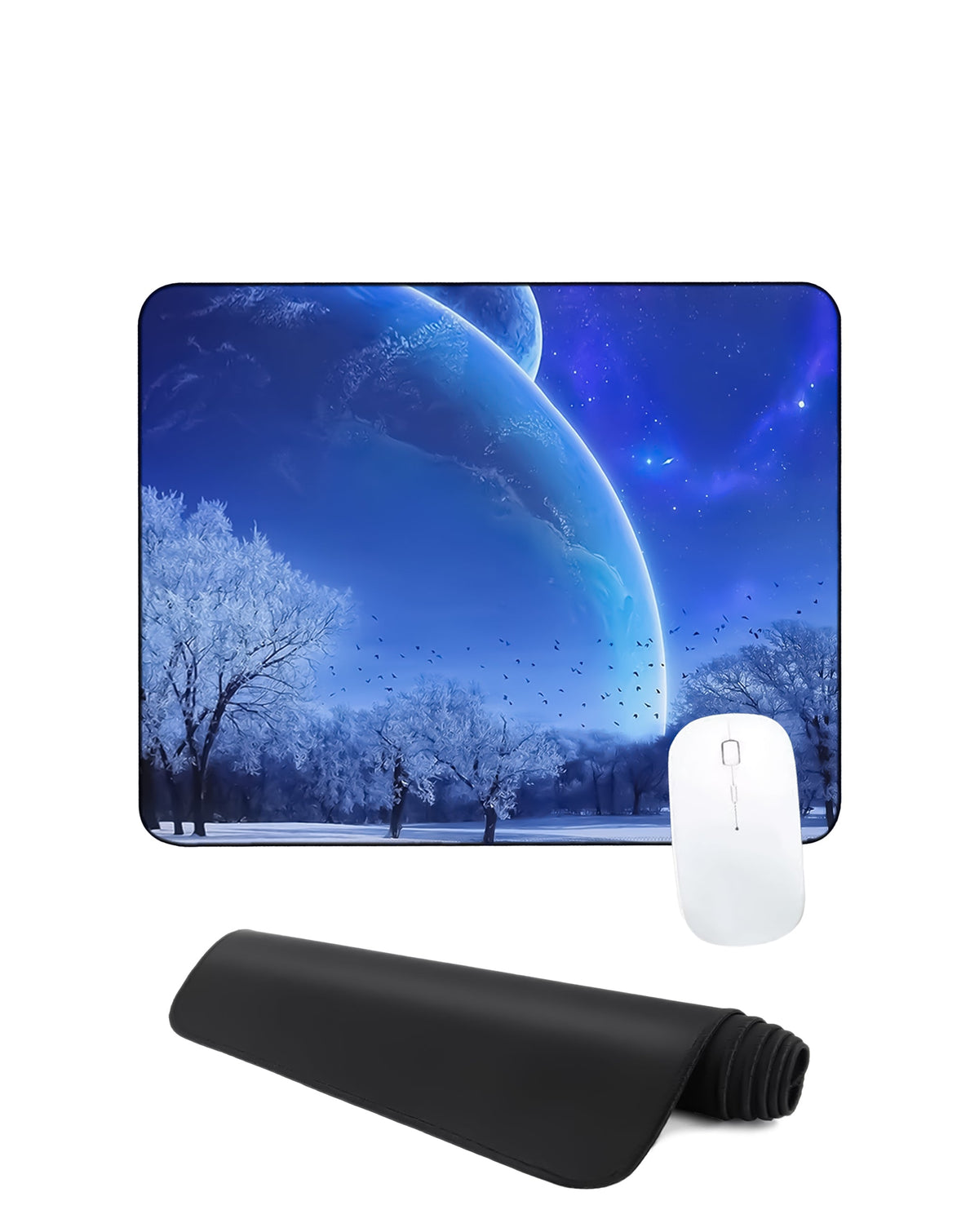 Nature Locked-Edge Mouse Pad — 26 × 21cm, 2mm thick