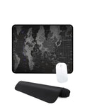 World Map Locked-Edge Mouse Pad — 26 × 21cm, 2mm thick