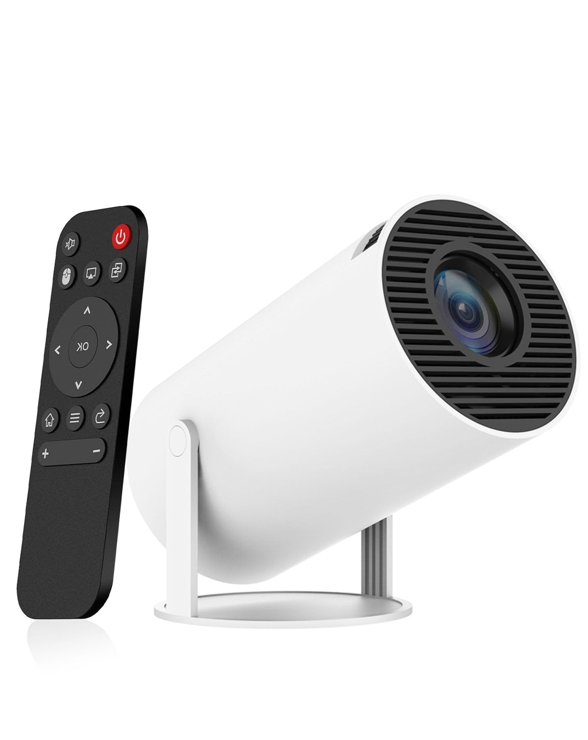 Android 11 Mini Projector with Remote — 720p HD, Wi-Fi, Bluetooth 5.0
