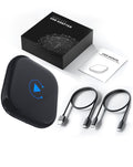 Wired-to-Wireless Dual-Channel CarPlay Adapter for iOS and Android