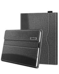 EVO Fabric Business Portfolio Case with Pen Holder for Microsoft Surface Pro 3 / 4 / 5 / 6 / 7 — Gray / Black
