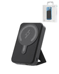 Foldable MagSafe Power Bank — 10,000mAh, 15W Wireless / 20W USB-C, Black