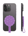 Silicone Suction Phone Holder with Handle — Lilac