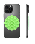 Silicone Suction Cup Phone Holder — Green