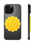 Silicone Suction Cup Phone Holder — Yellow