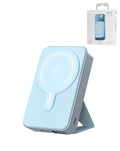 Foldable MagSafe Power Bank — 10,000mAh, 15W Wireless / 20W USB-C, Sky Blue