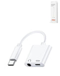 USB-C to USB-C + 3.5mm Headphone Jack Adapter