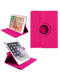 Universal 10" 360° Rotating Leather Case — Hot Pink