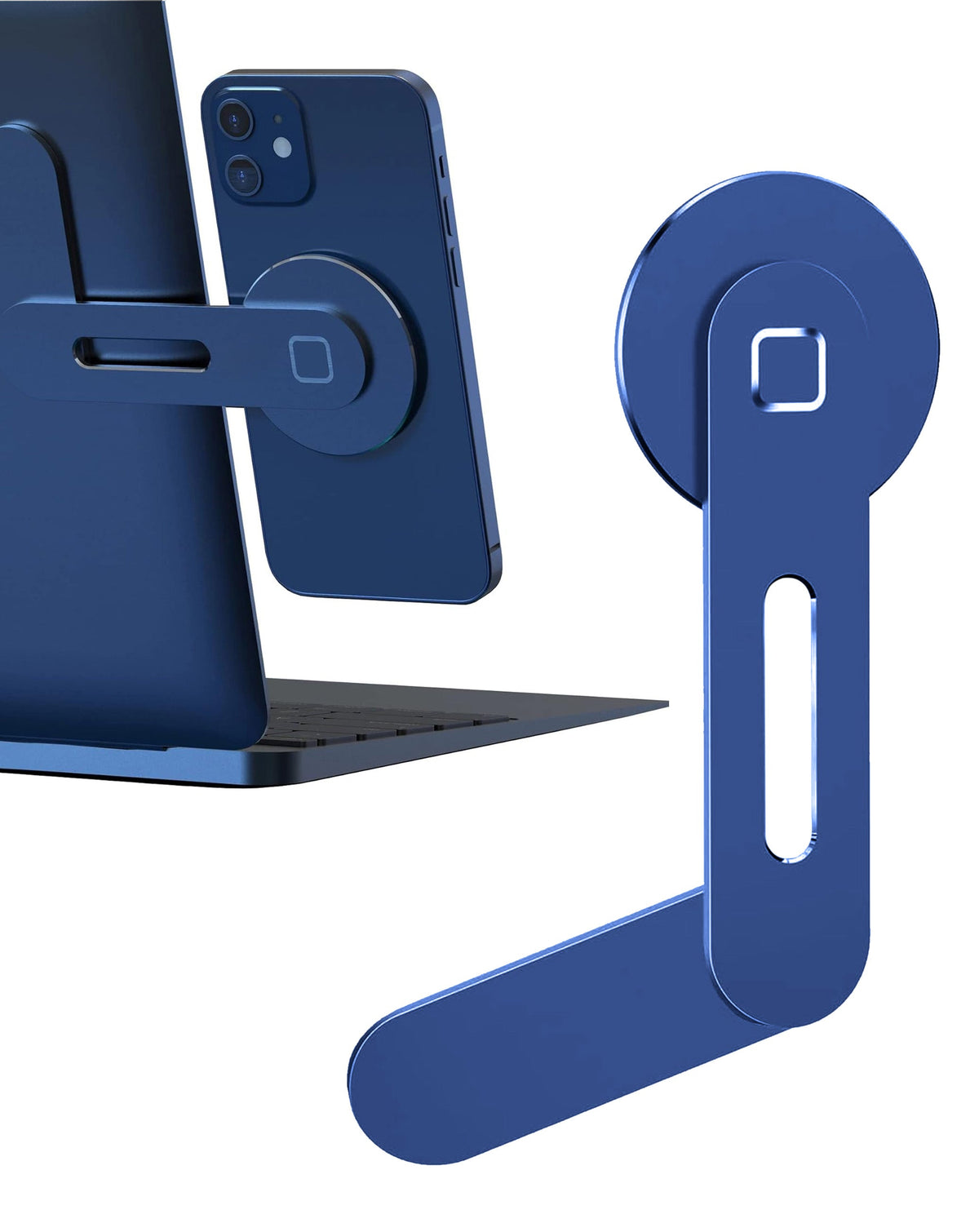 Aluminum Alloy Magnetic Phone Holder — Blue