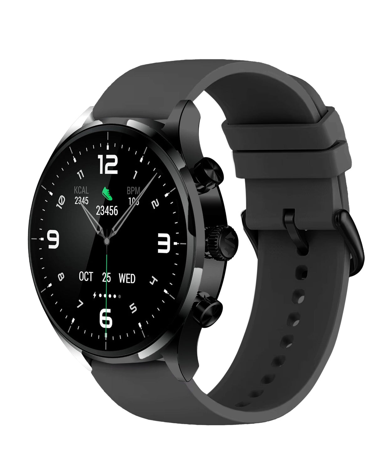 DaFit Smart Watch with 1.43" AMOLED Display — Black