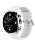 DaFit Smart Watch with 1.43" AMOLED Display — Silver